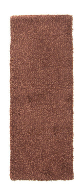 Tapis de couloir Tapis à poils longs - 204 x 70 cm - marron