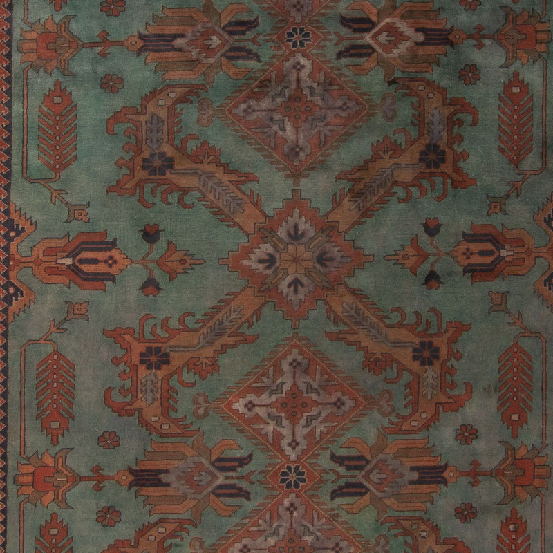 Tapis afghan - Hatschlu - 307 x 220 cm - marron