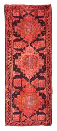 Tapis de couloir Tapis persan - Nomadic - 345 x 125 cm - rouge clair