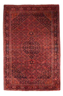 Tapis persan - Bidjar - 327 x 220 cm - rouge foncé