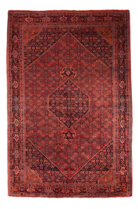 Tapis persan - Bidjar - 327 x 220 cm - rouge foncé
