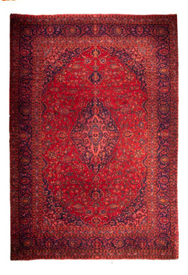 Tapis persan - Keshan - 425 x 300 cm - rouge