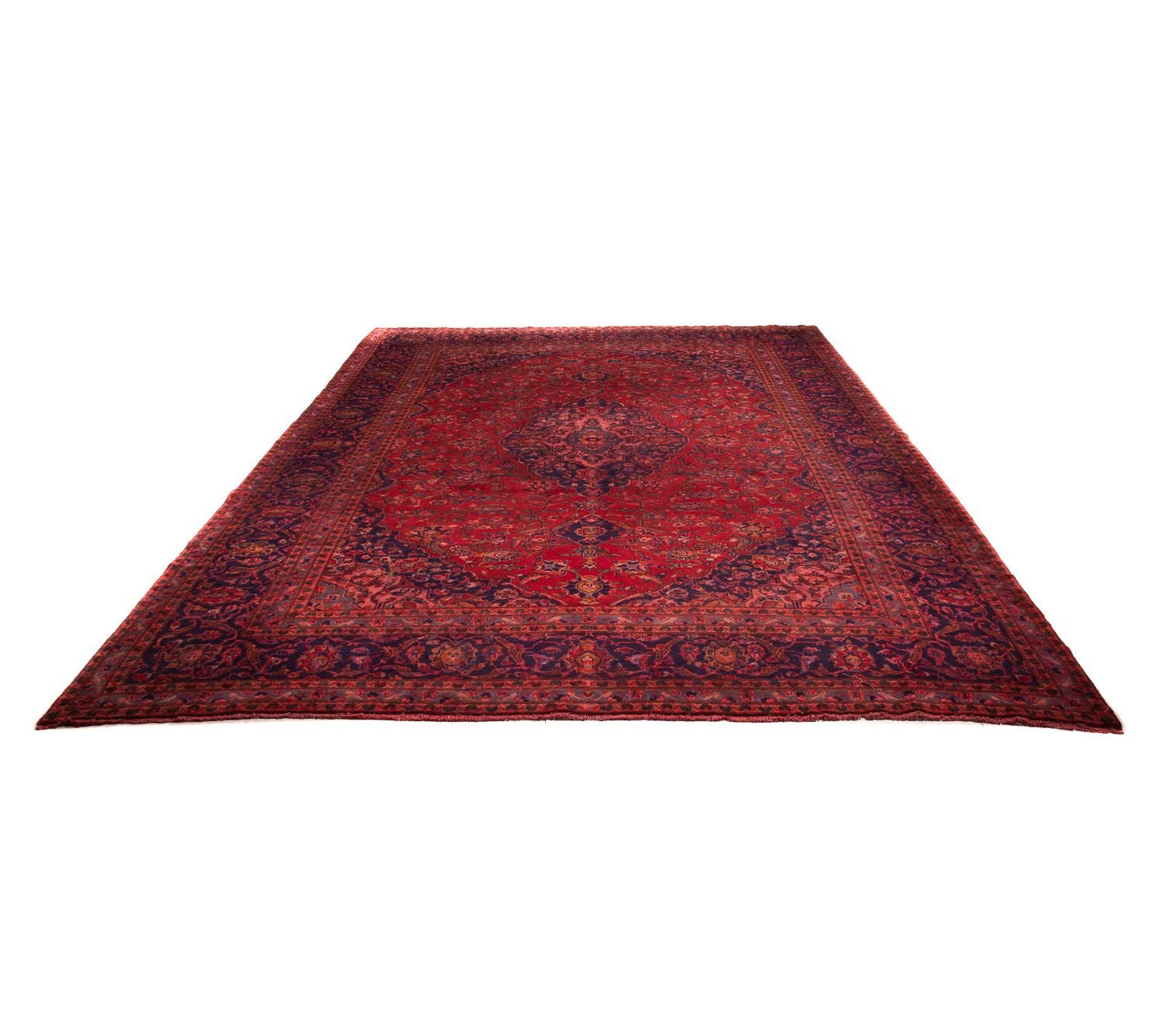 Tapis persan - Keshan - 425 x 300 cm - rouge