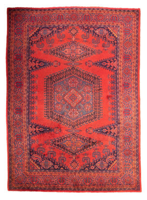 Tapis persan - Nomadic - 335 x 225 cm - rouge