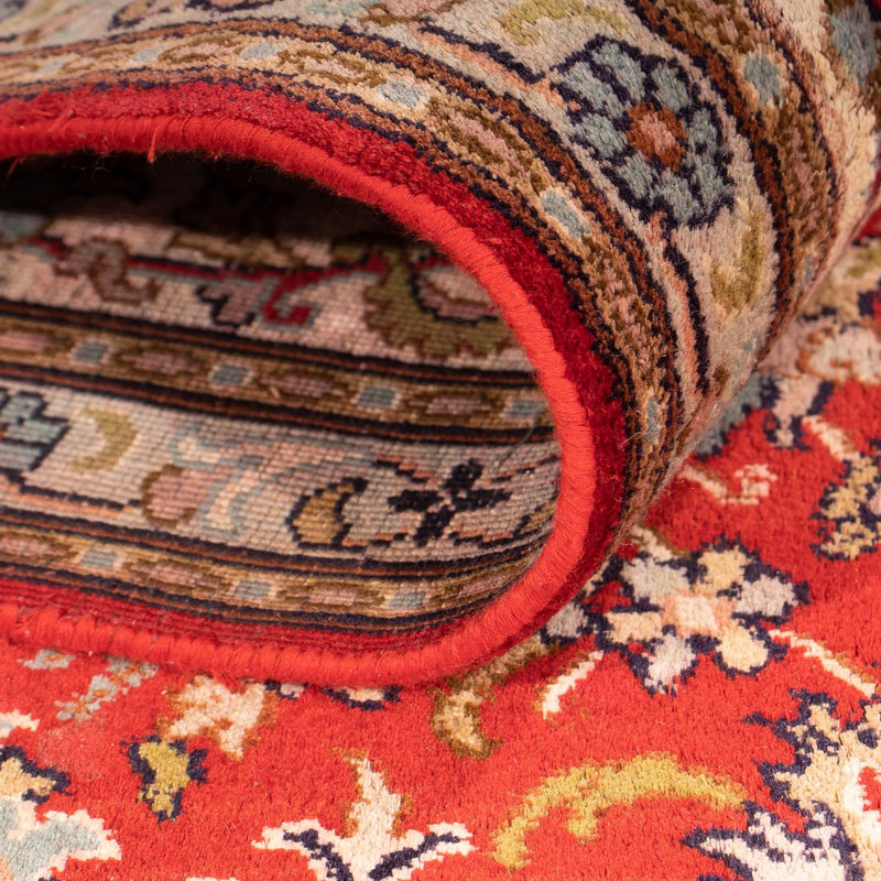 Tapis en soie - Soie du Cachemire - 277 x 186 cm - rouge