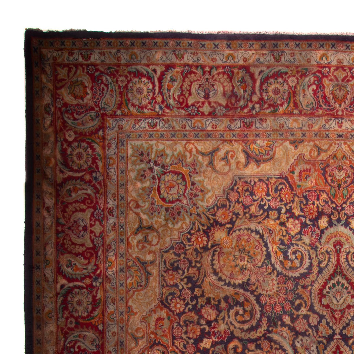 Tapis persan - Classique - 383 x 295 cm - rouge foncé