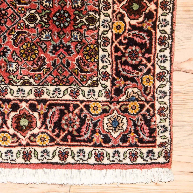 Tapis de couloir Tapis persan - Bidjar - 301 x 87 cm - rouge