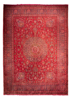 Tapis persan - Classique - 399 x 295 cm - rouge foncé