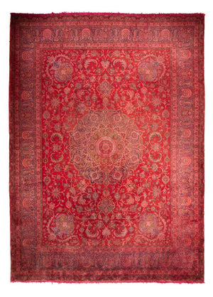 Tapis persan - Classique - 399 x 295 cm - rouge foncé