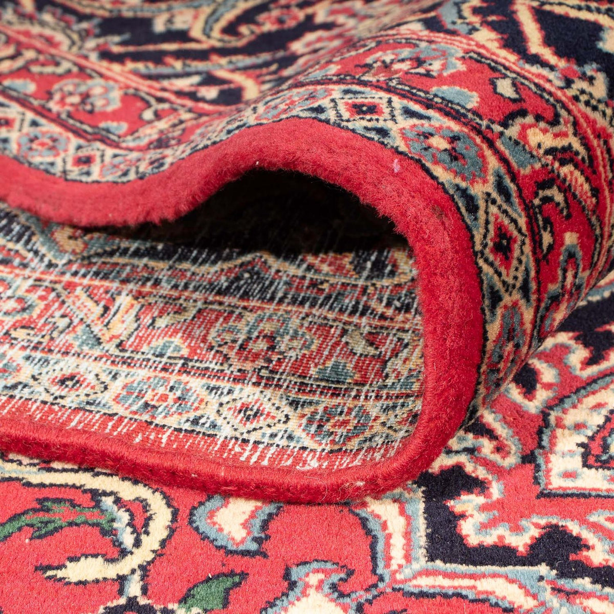 Tapis persan - Classique - 366 x 267 cm - rouge foncé