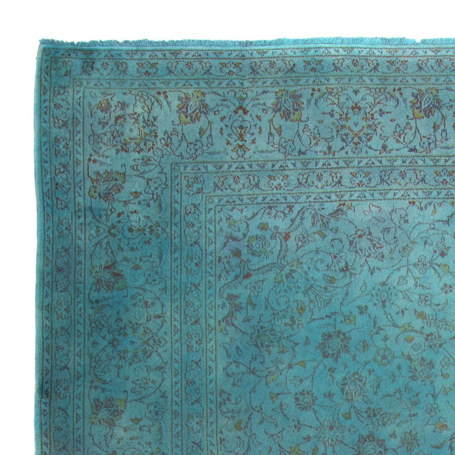 Tapis persan - Keshan - 350 x 244 cm - bleu