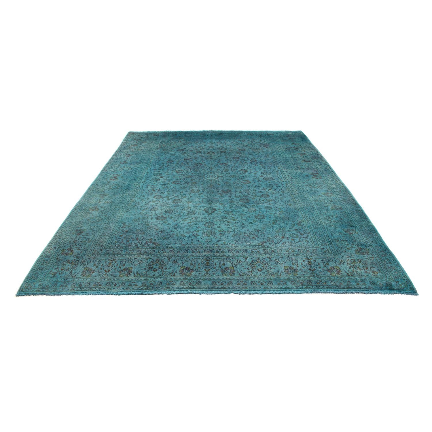 Tapis persan - Keshan - 350 x 244 cm - bleu