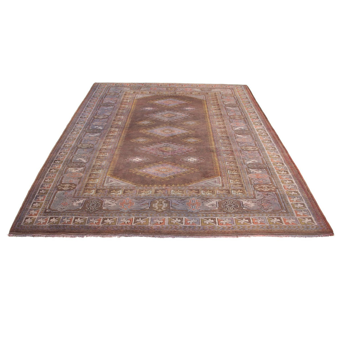Tapis Pakistani - 285 x 200 cm - marron foncé