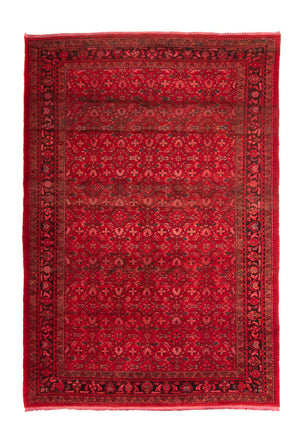Tapis persan - Nomadic - 342 x 212 cm - rouge foncé