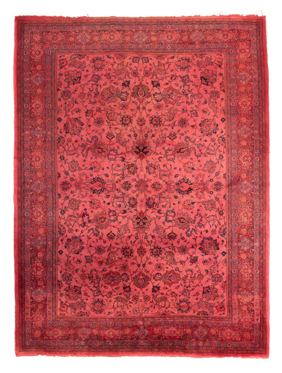 Tapis persan - Classique - 349 x 244 cm - rouge clair