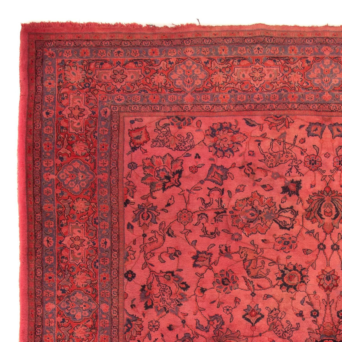 Tapis persan - Classique - 349 x 244 cm - rouge clair
