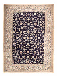 Tapis persan - Nain - Royal - 383 x 286 cm - bleu foncé
