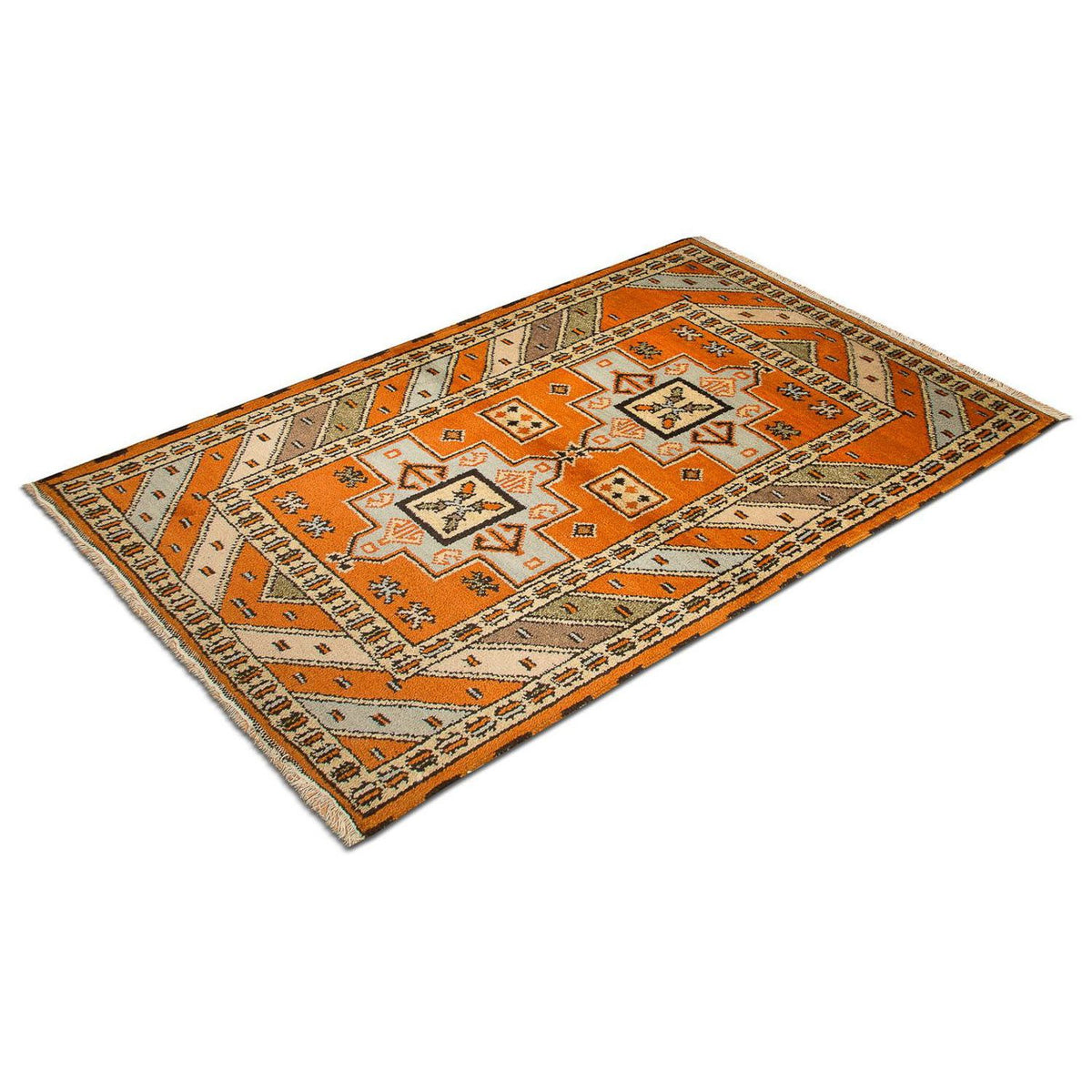 Tapis oriental - 149 x 93 cm - orange