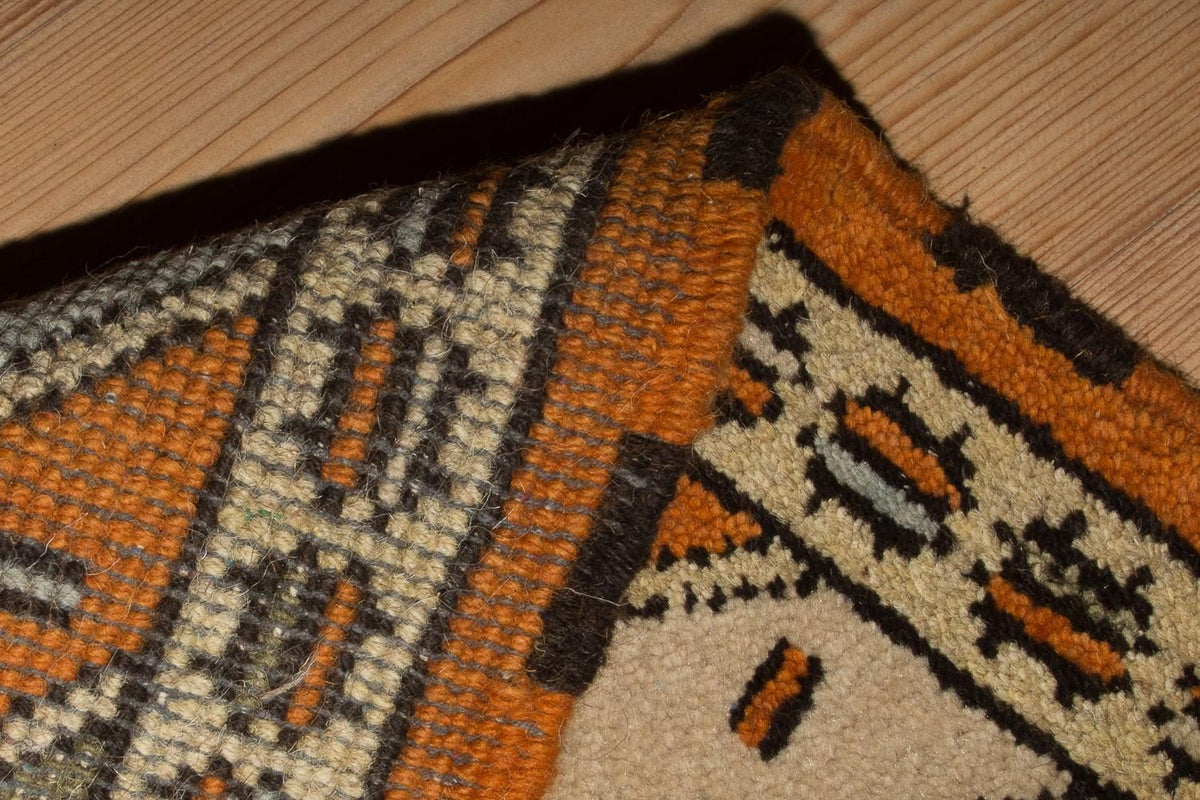 Tapis oriental - 149 x 93 cm - orange