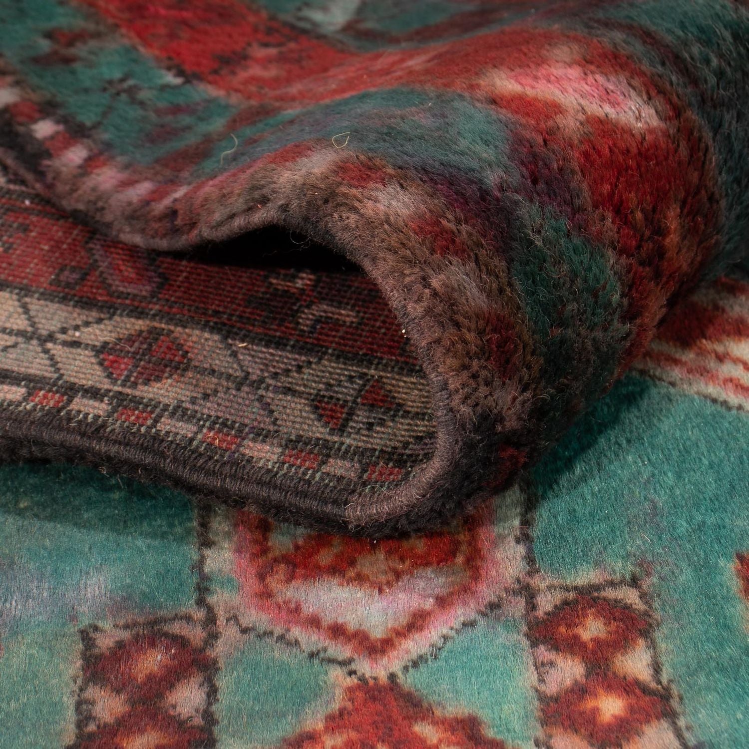 Tapis de couloir Tapis persan - Nomadic - 392 x 132 cm - multicolore