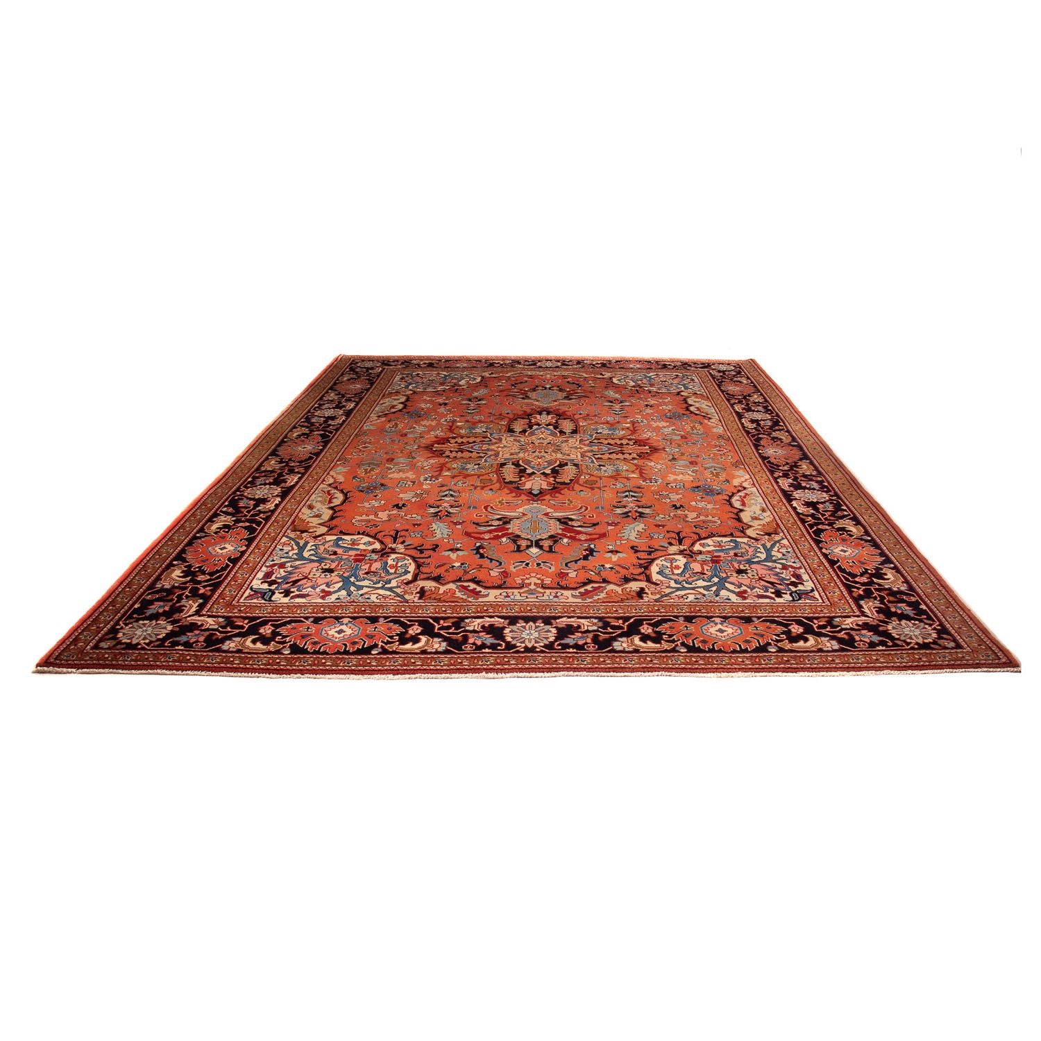 Tapis persan - Tabriz - Royal - 400 x 300 cm - rouille
