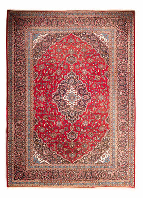 Tapis persan - Keshan - 401 x 291 cm - rouge
