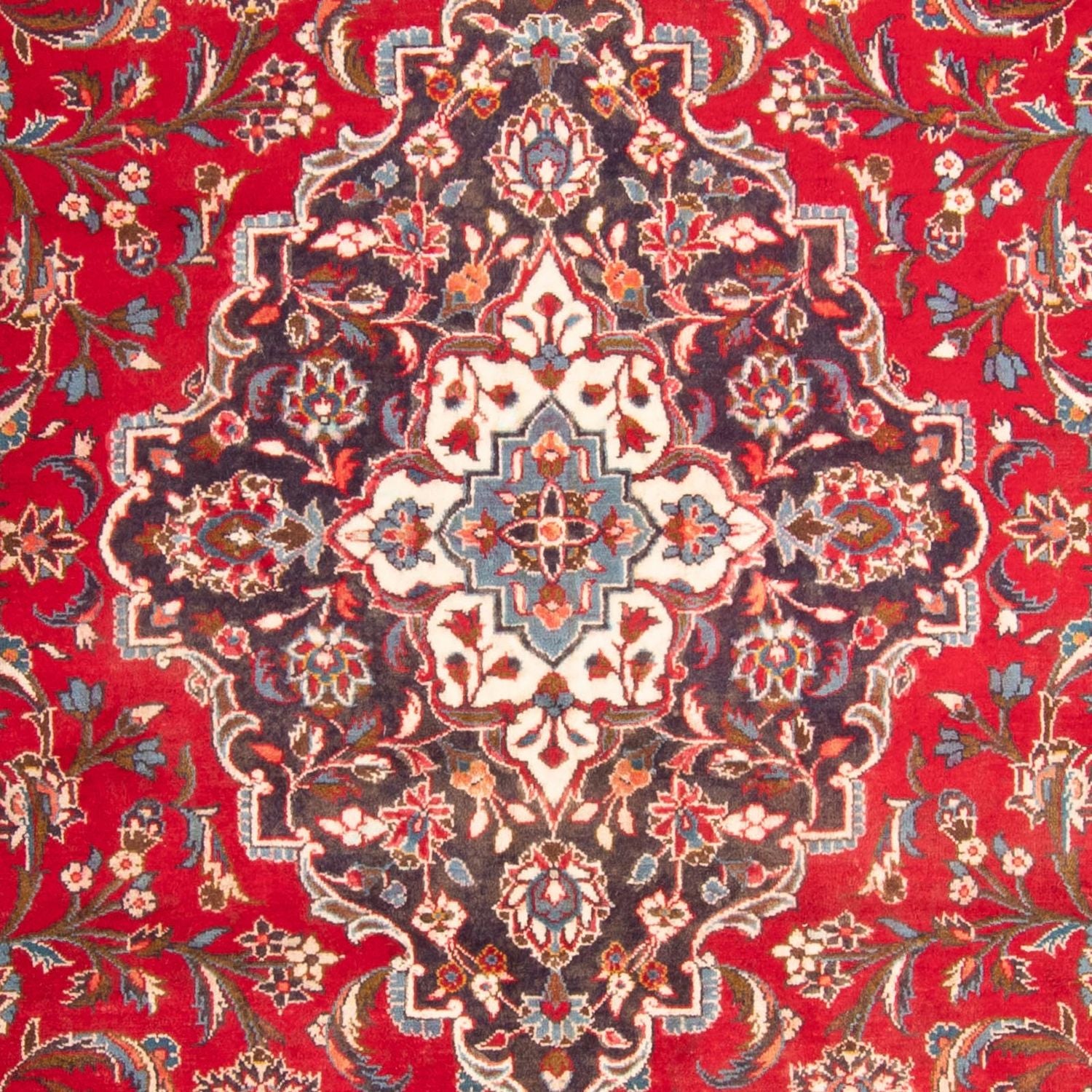 Tapis persan - Keshan - 401 x 291 cm - rouge