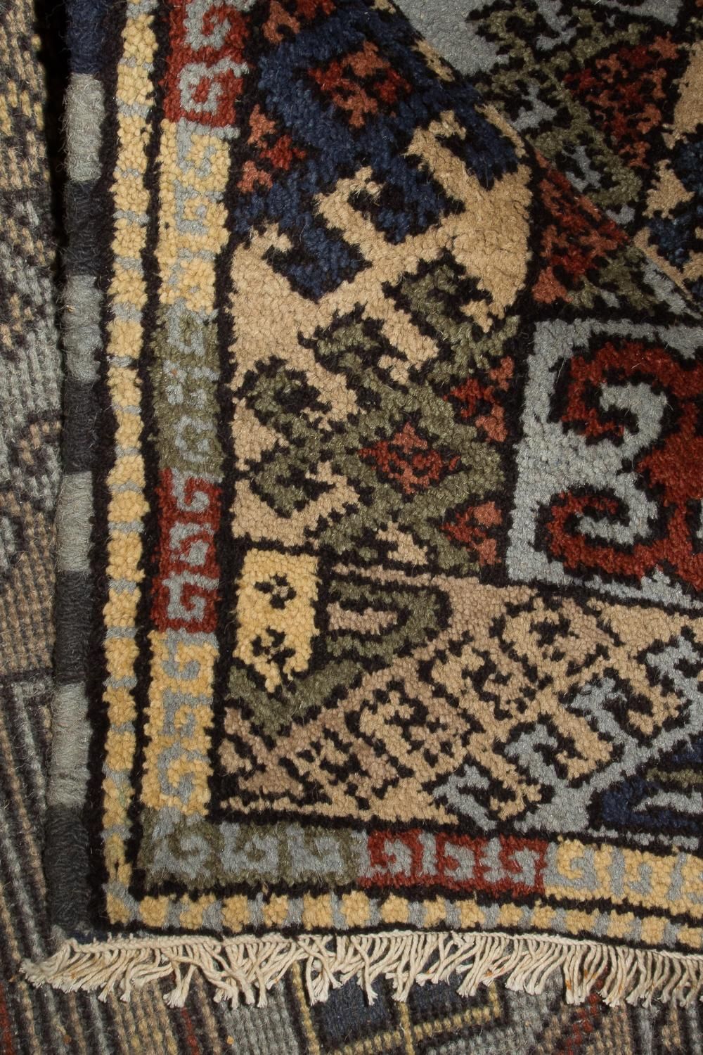 Tapis oriental - 151 x 92 cm - bleu clair