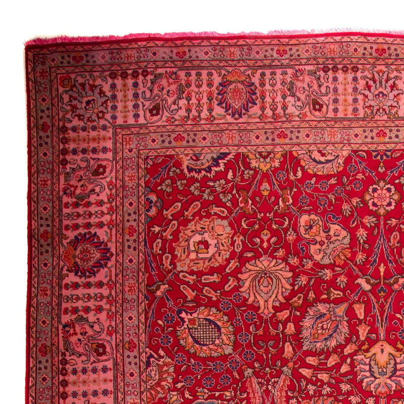 Tapis persan - Tabriz - 380 x 300 cm - rouge foncé