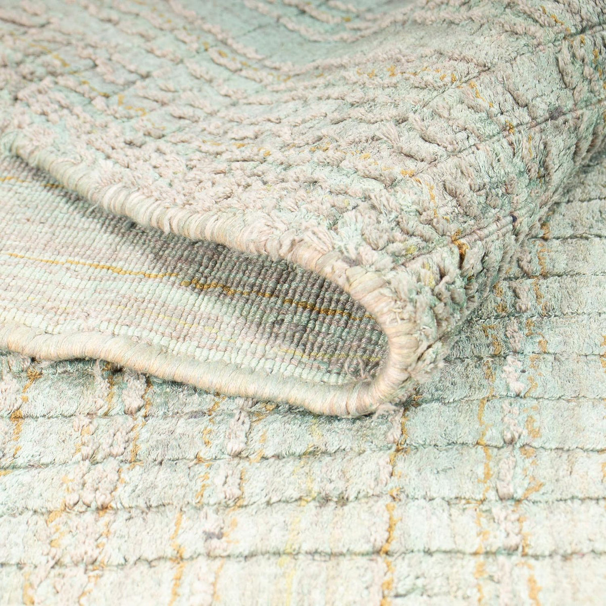 Tapis en viscose - 310 x 230 cm - vert