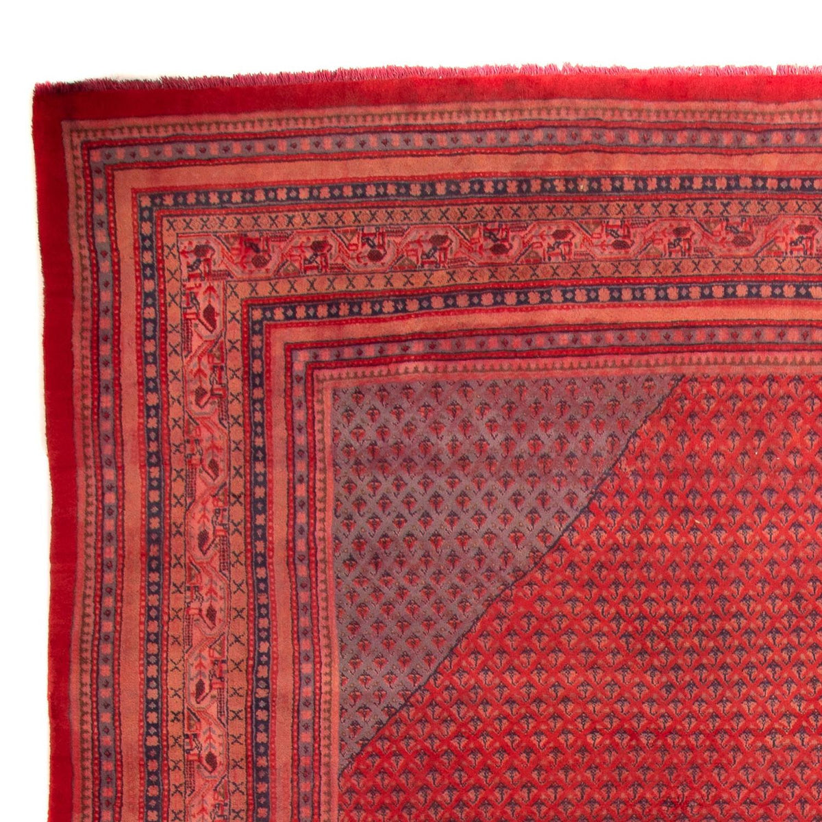 Tapis persan - Mir - 330 x 237 cm - rouge