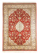 Tapis en soie du Cachemire Tapis 186x129cm - Tapis oriental