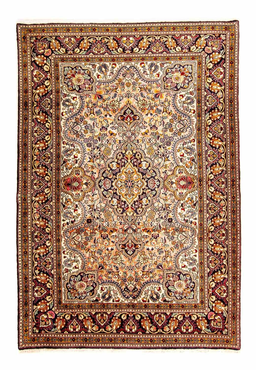 Tapis persan - Ghom - 206 x 142 cm - beige