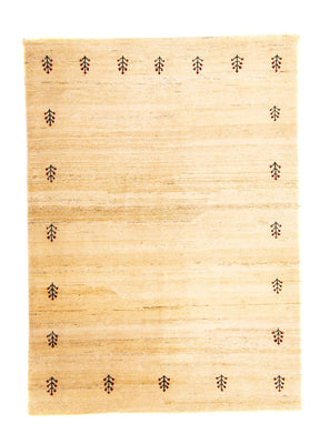 Tapis Gabbeh - Loribaft Persan - 199 x 141 cm - beige clair