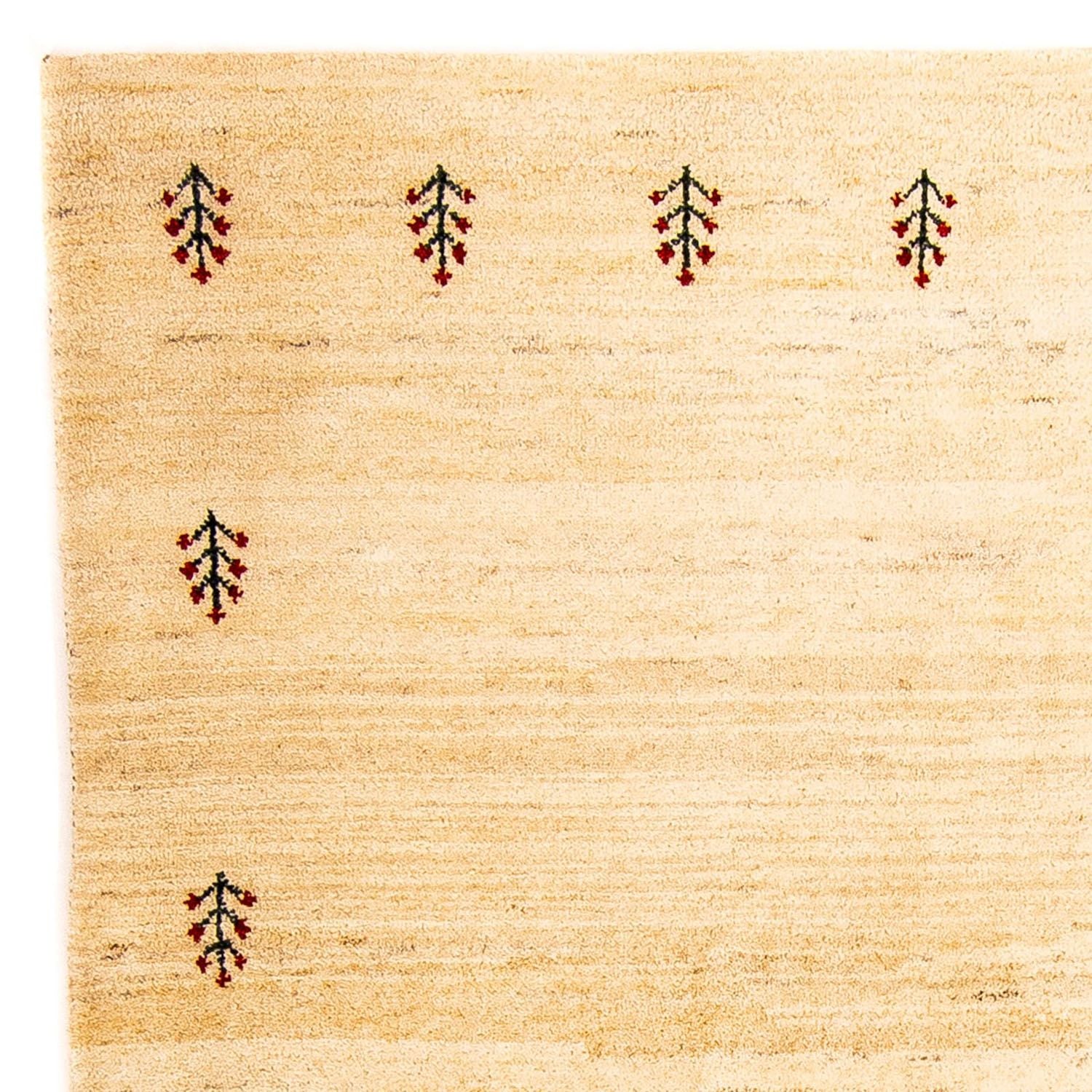 Tapis Gabbeh - Loribaft Persan - 199 x 141 cm - beige clair