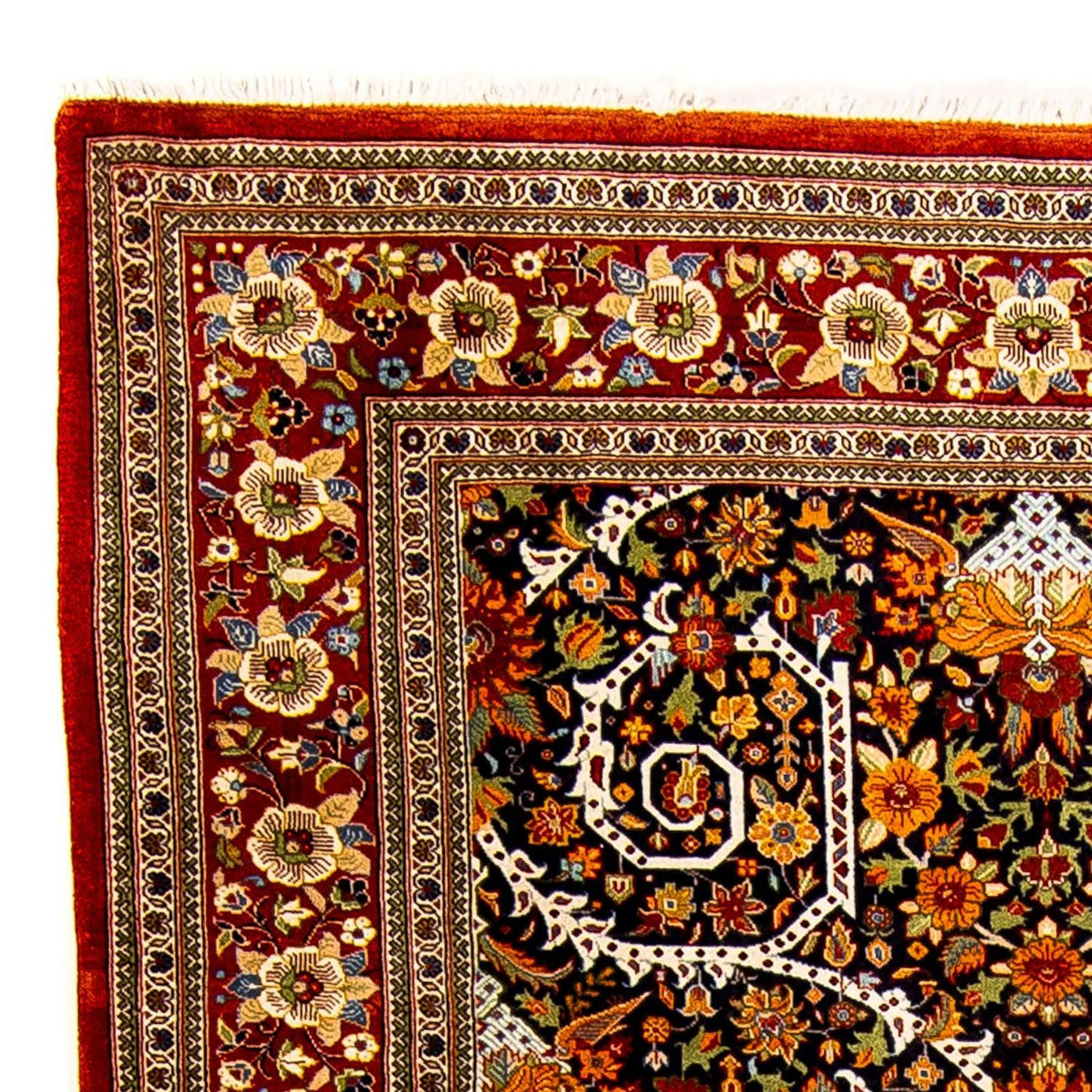 Tapis de Qom Tapis 216x116cm - Tapis persan