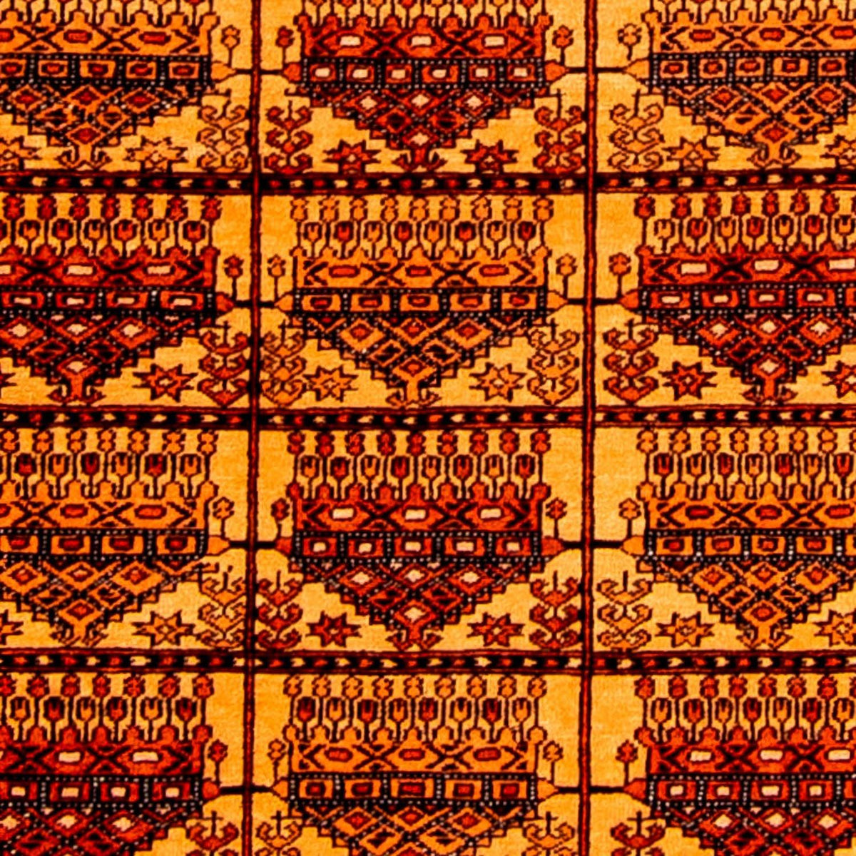 Tapis en soie - Soie afghane - 173 x 126 cm - or