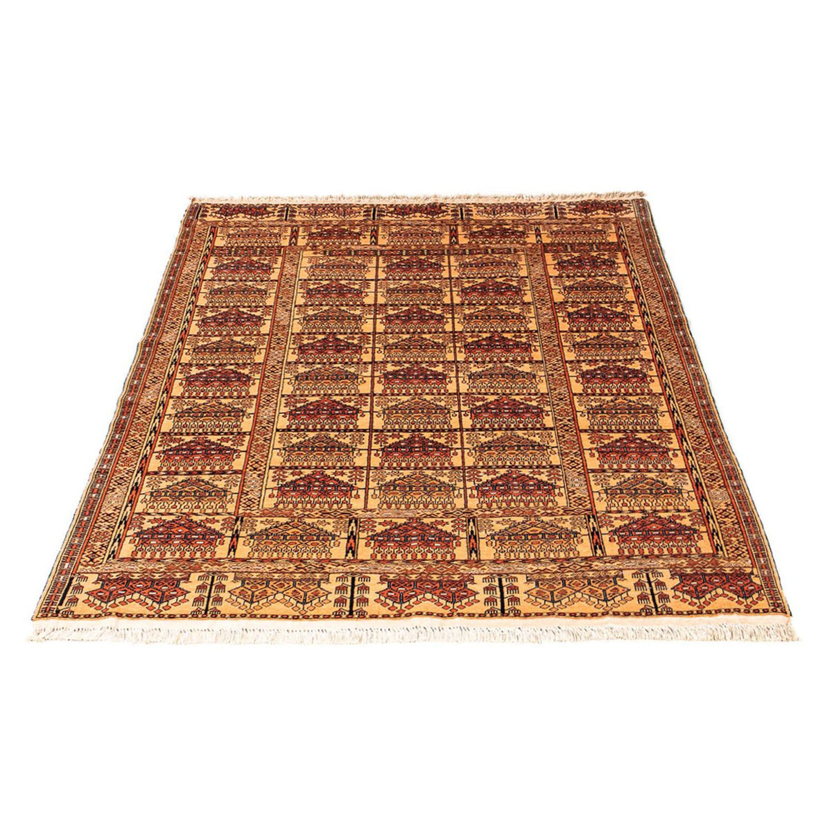 Tapis en soie - Soie afghane - 173 x 126 cm - or