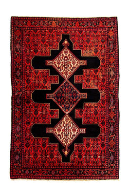 Tapis persan - Classique - 181 x 124 cm - rouge foncé