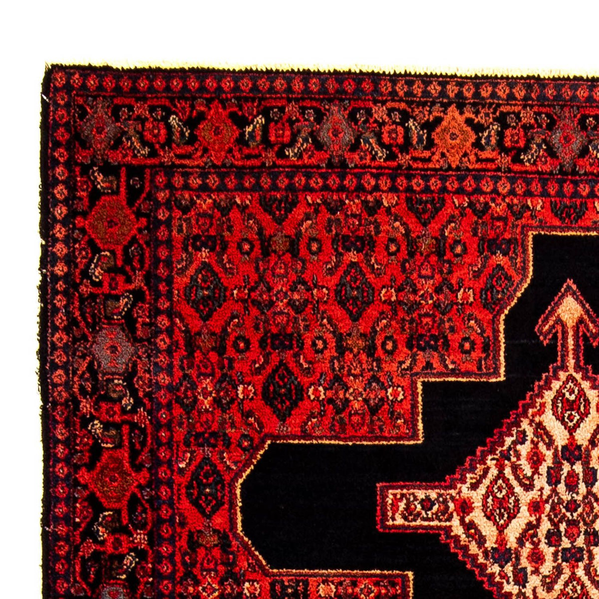 Tapis persan - Classique - 181 x 124 cm - rouge foncé