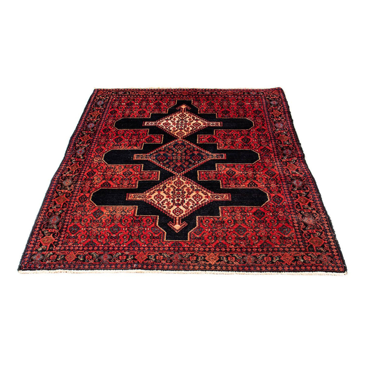 Tapis persan - Classique - 181 x 124 cm - rouge foncé