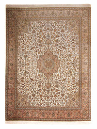 Tapis en soie - Soie du Cachemire - 307 x 243 cm - beige