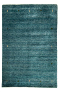 Tapis Gabbeh - Indus - 300 x 200 cm - bleu