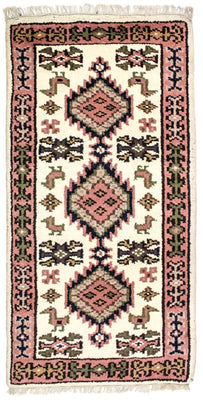 Tapis oriental - 140 x 70 cm - beige