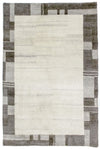 Tapis Népalais 121x177cm - Tapis en laine - Rectangle / Beige / 121 x 177 cm Rectangle