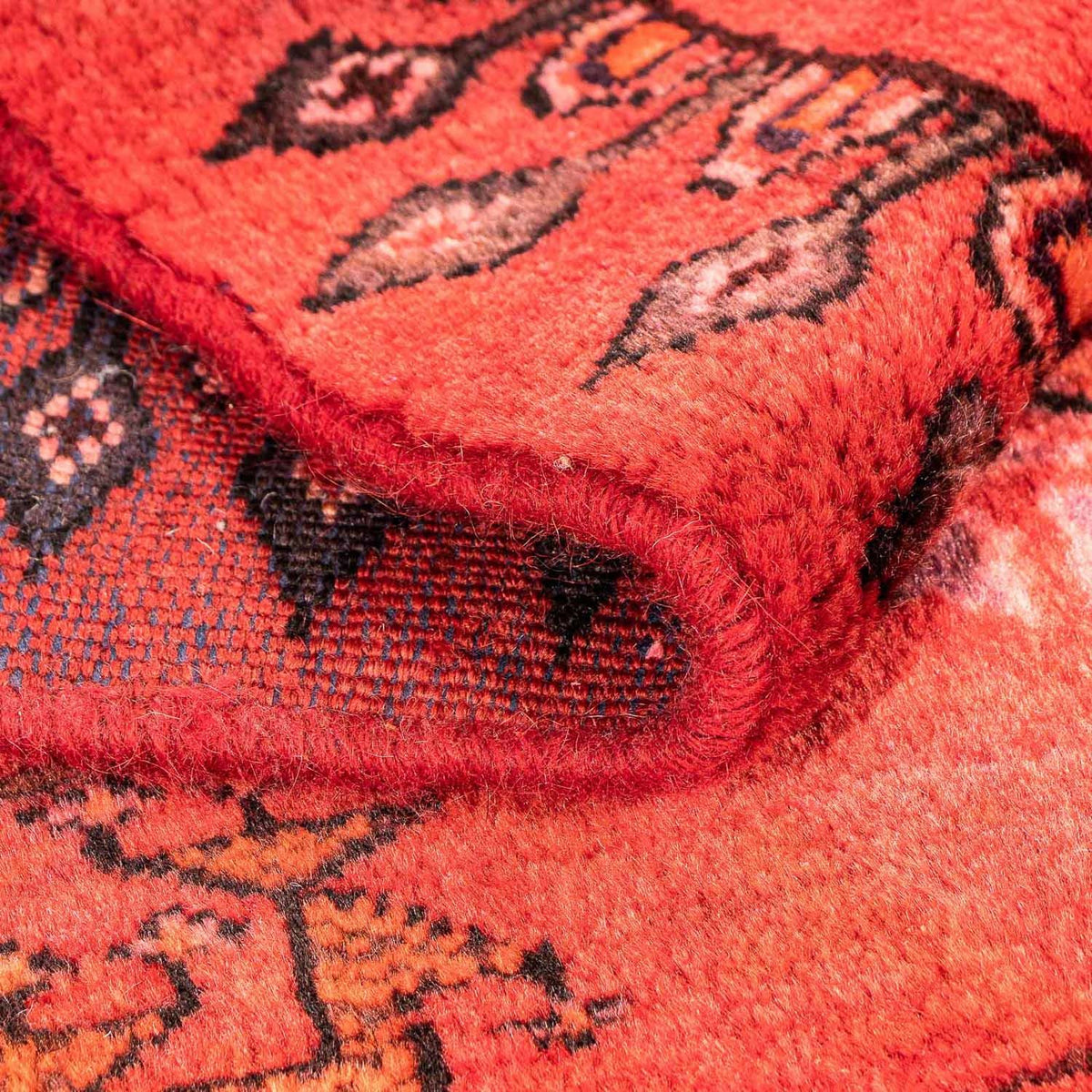 Tapis persan - Nomadic - 79 x 43 cm - rouge