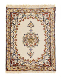 Tapis persan - Nain - 78 x 60 cm - beige