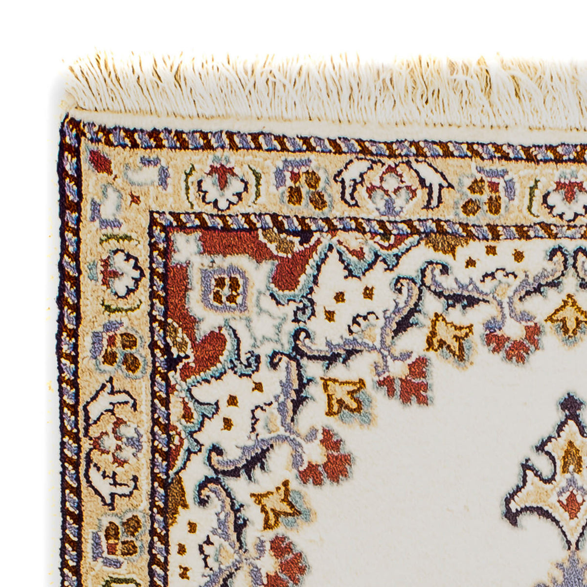 Tapis persan - Nain - 78 x 60 cm - beige