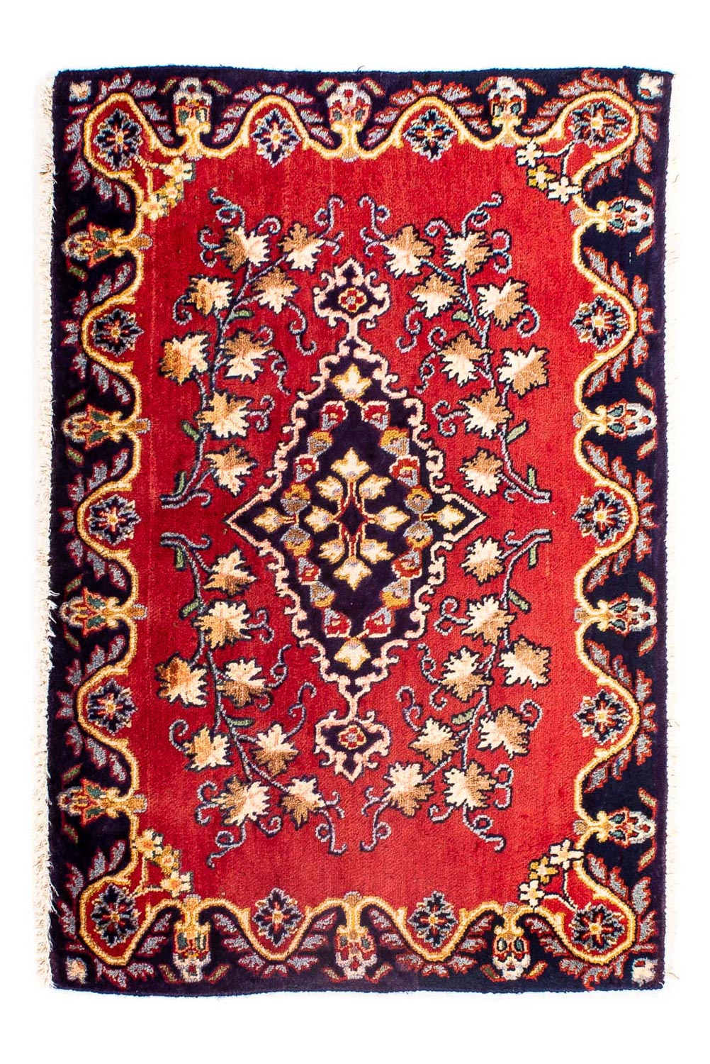 Tapis persan - Keshan - 88 x 62 cm - rouge foncé
