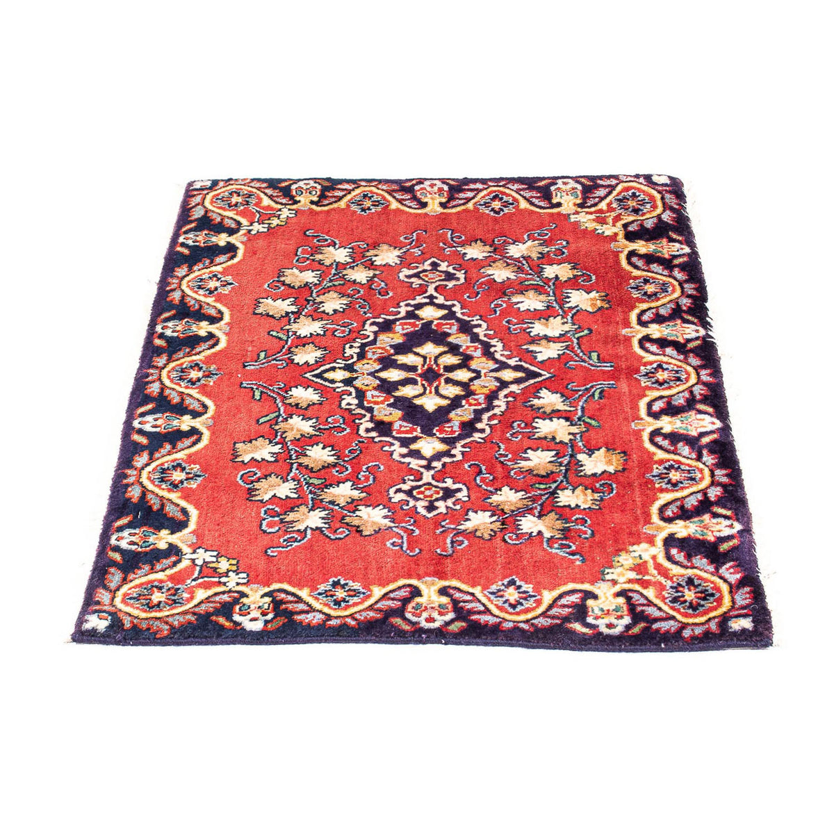 Tapis persan - Keshan - 88 x 62 cm - rouge foncé